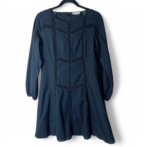 Outerknown - Women’s 100% Organic Cotton Eliott‎ Knee Length Dress Black - Sz. S